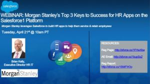 Morgan Stanley 3 keys to HR Apps